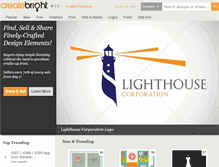 Tablet Screenshot of createbright.com